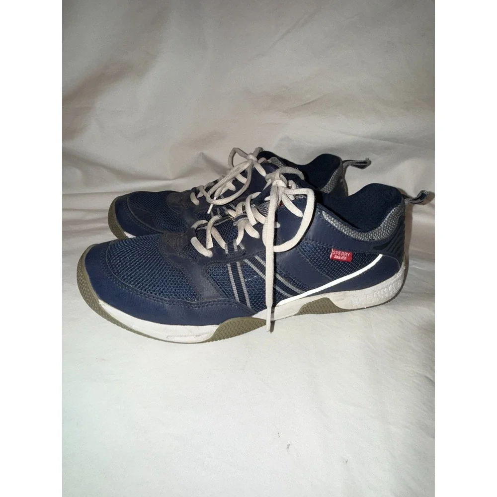 Sperry Top Sider STS18528 Mens Sneakers US 12 Navy Blue Athletic Running Shoes